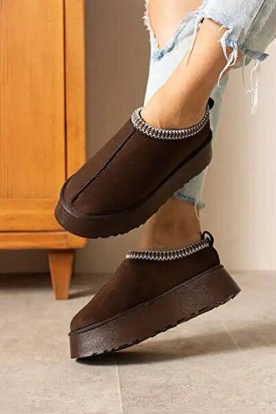 Lively Stylish Дамски ботуши с подплата от флийс и дебела подметка