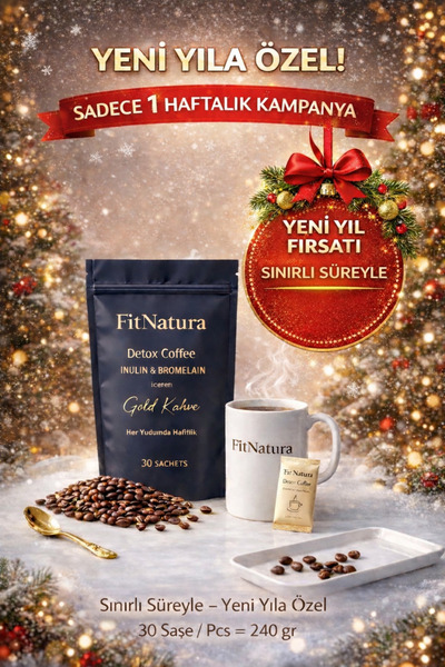 FitNatura Inülin Ve Bromelain Gold Coffee - 240gr