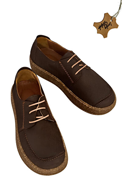 Lively Stylish Dora Genuine Leather Nubuck Comfort Sole Lace-Up Casual Women'...