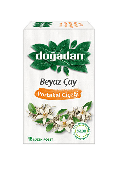 Doğadan شاي أبيض بزهر البرتقال 34 جم 18 قطعة