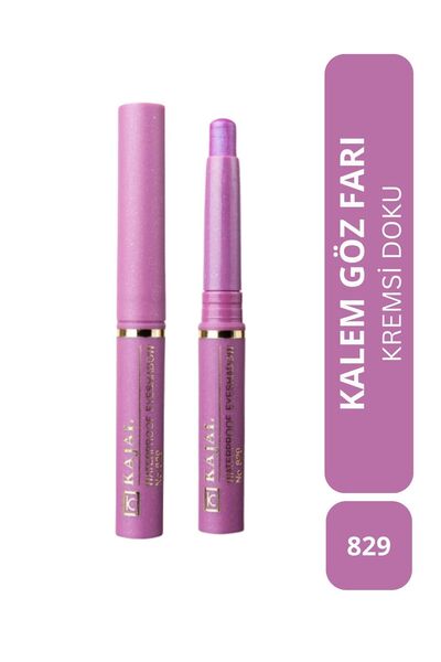 KAJAL Suya Dayanıklı Pembe Göz Farı - Waterproof Pink Eyeshadow - No: 829