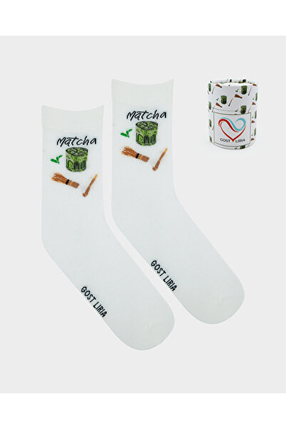 GOST LİRİA Macha Socks – Patterned Unisex Socks