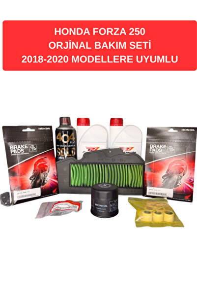 Honda Forza 250 2018-2020 Orjinal Bakım Seti | Yağ, Hava Filtresi, Yağ Filtre...