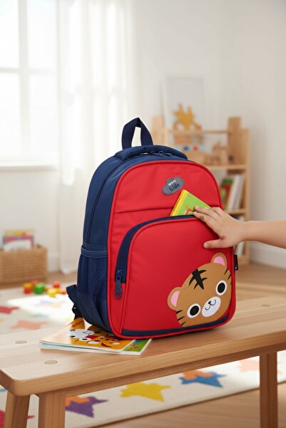 Kidessa 1234 Unisex Kindergarten Bag with Anatomical Back Structure