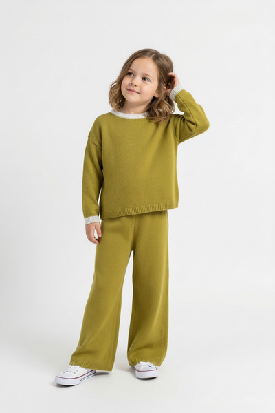 MiaBaby Triko Kazak Pantolon Takım