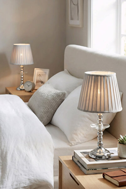 AbajurAksesuar Venüs 2 Li Gümüş Abajur