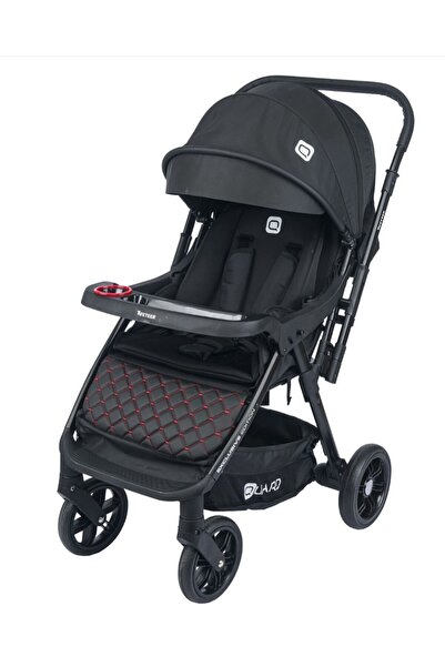 TURHANBEBE Tweteer Geniş Sepetli Mama Tablalı Çift Yonlu Bebek Arabası