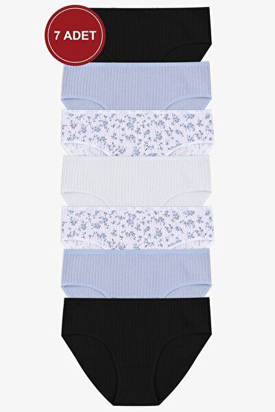 koza iç giyim قميص نسائي مخرم كبير الحجم مكون من 7 قطع