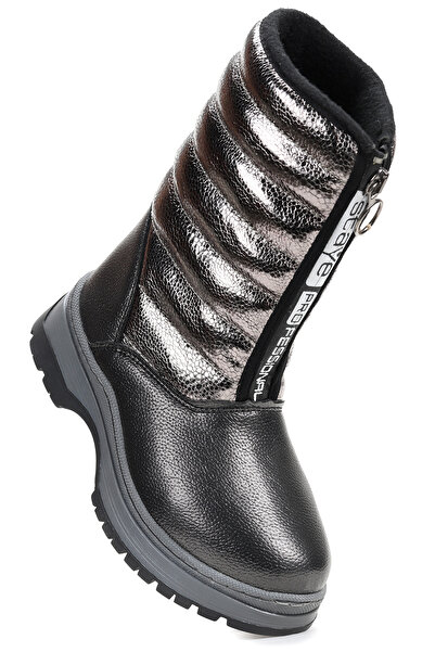 Kiko Kids Vakko Zippered Girl's Snow Boots Arz 2732