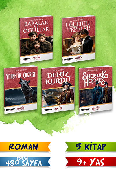 Mercek Yayıncılık En Sevilen Çocuk Romanları Seti 5 Kitap