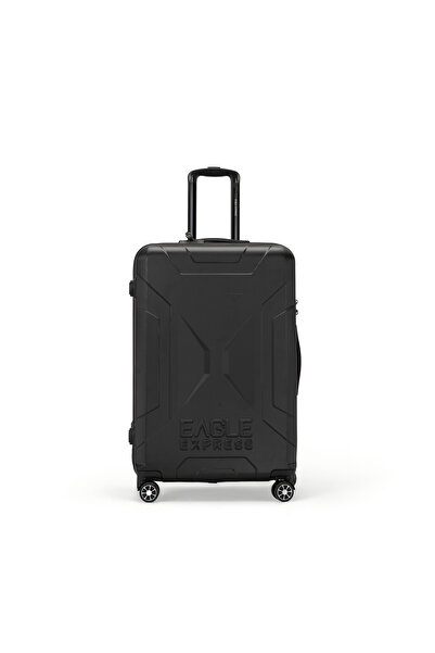 EAGLE EXPRESS Expedition ABS Hard Trolley Luggage - 28 inch - Black - Scratch...