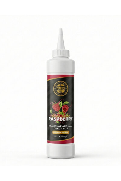 By Tüfekçi Frambuaz Aromalı Dekor Sos 750 Gram Tatlı ve İçecek Sunum Sosu