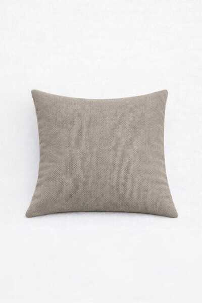 PerdeYap1980 Husă de pernă cu textura catifea, culoare piatră