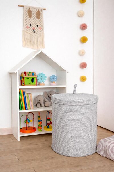 ModaCardin Καλάθι από γιούτα και ψάθινο - Μπάνιο, βρώμικο και καλάθι παιχνιδι...