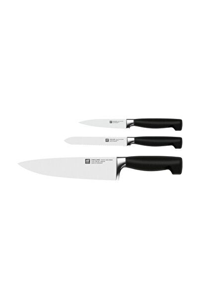 ZWILLING Four Star Bıçak Seti Siyah 3 Parça
