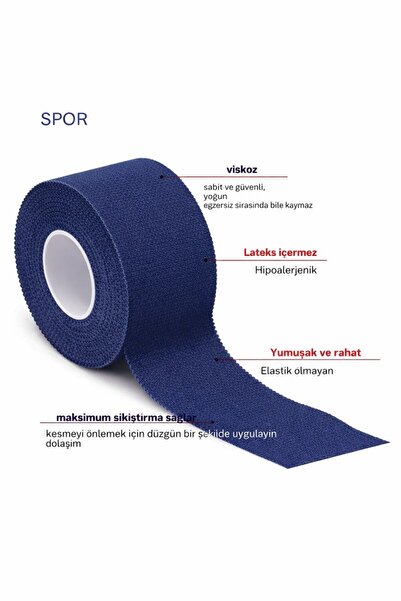 Octacare Жорстка фіксація Клейка спортивна пов'язка 3,7 см X 10 м Жовта, Черв...