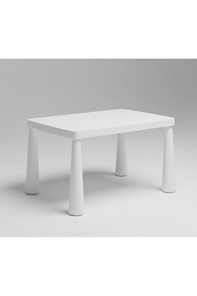 IKEA Mammut Çocuk Masası Beyaz ( 77cm X 55 Cm )