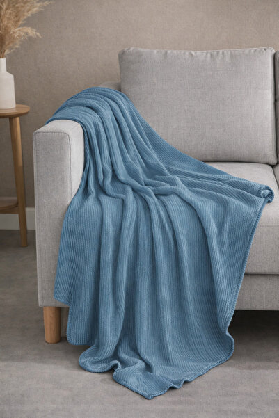 NazeninHome بطانية شتوية، بطانية تلفزيون، بطانية مزدوجة من القطن