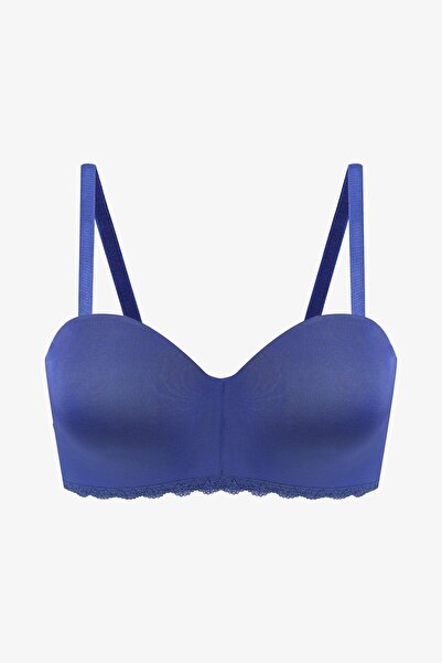 koza iç giyim Kadın Dolgusuz Mikro Straplez Sütyen