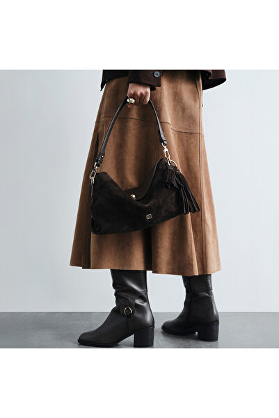 Desa Women's Brown Shoulder Strap Handbag