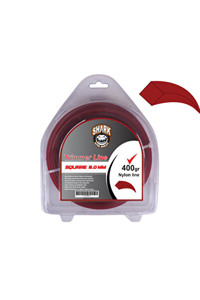 Shark Motorlu Tırpan Için Misina 5.00 Mm 400 Gr Kare