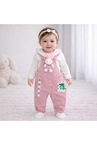 CROCODAYS بيبي جينز (جينز) لعبة أرنب بادي سالوبيت (6/9/12/18) شهر