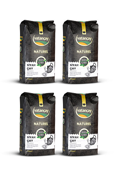 Vatan çay الحزمة / الحملة من الشاي الأسود الطبيعي (4 عبوات شاي أسود 4000 جرام)