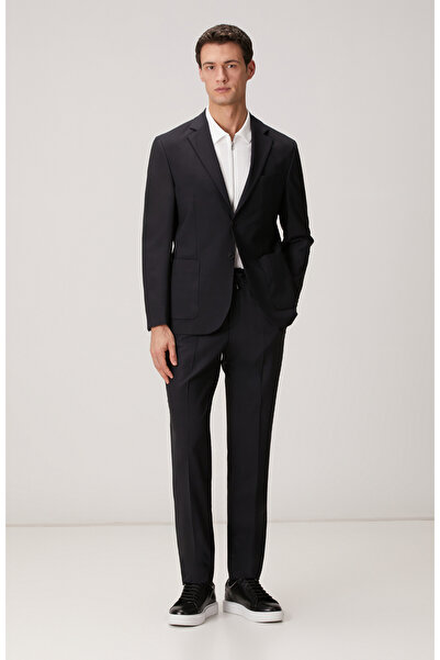 Network N-Tech Lacivert Yün Takım Elbise