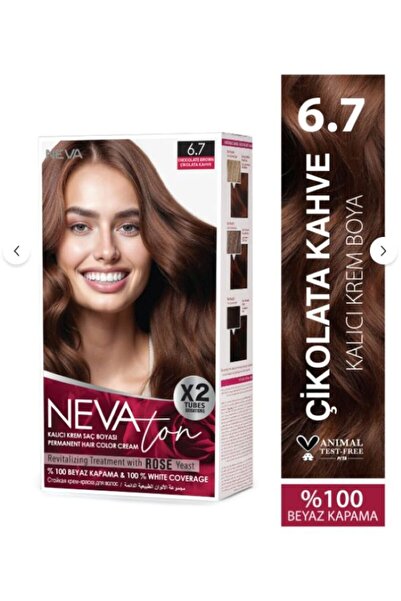 Nevaton 2 Li Saç Boyası 6.7 Çikolata Kahve