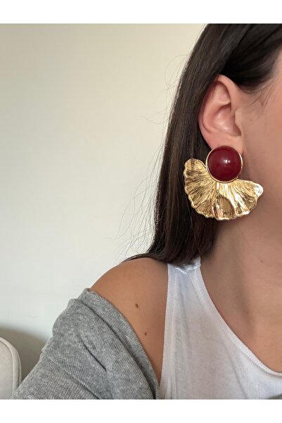 Charmist Akrilik Büyük Yelpaze Küpe