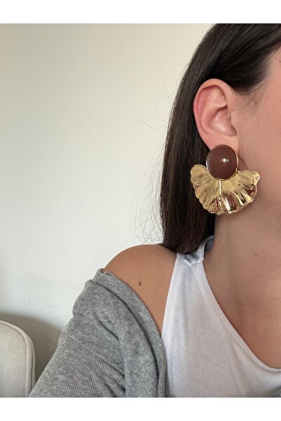 Charmist Acrylic Large Fan Earrings