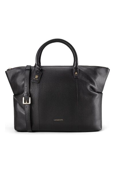 Lazarotti Bologna Leather Shopper Tasche Leder 36 cm