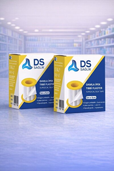 DS Sağlık DS SAĞLIK Ipek Tıbbi Plaster 5 x 5cm 2 ADET FİYATIDIR