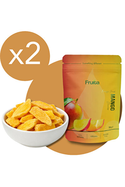 Fruita Mango x2 Dondurularak Kurutulmuş Çıtır Meyve - 2'li Paket - Freeze Dri...