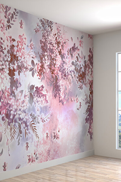 dreamwall Duvar Kağıdı Küçük Çiçekli Ağaç Desenli Silinebilir Tekstil (EN: 36...