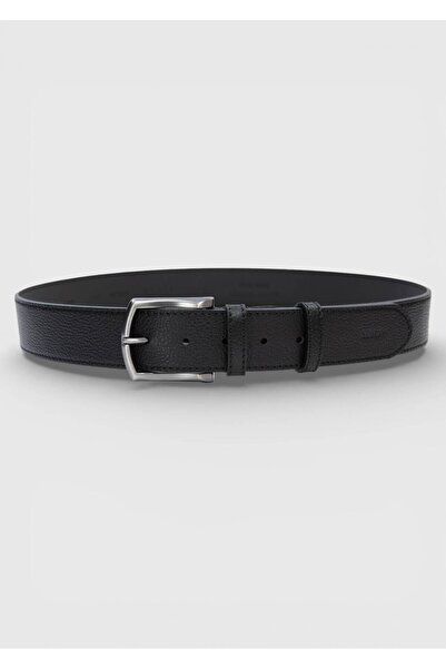 Ramsey Black Leather Belt