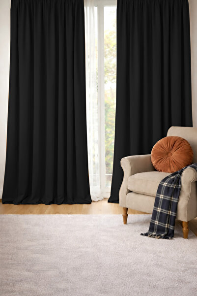 BD beyaz dokuma Μαύρη κουρτίνα σκίασης με προστασία από το φως (ΜΕΓΕΘΟΣ ΠΑΝΤΟ...