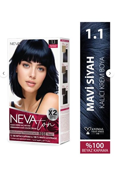 Nevaton 2 Li Saç Boyası 1.1 Mavi Siyah