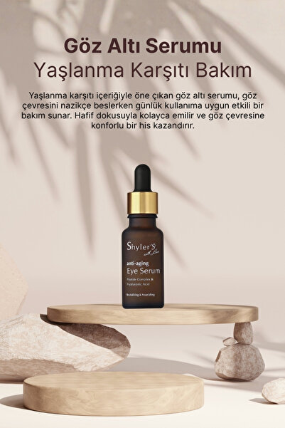 Shyler'S Peptit Içeren Göz Altı Serumu 20 ml