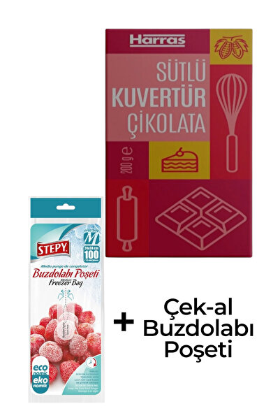 Harras Sütlü Kuvertür Çikolata 200 gr