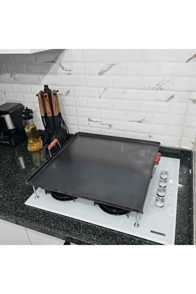 gülis Ocak Üstü Kare Saç Gözleme Yufka Ekmek Bazlama Sacı Mangal Köfte Saç Ka...