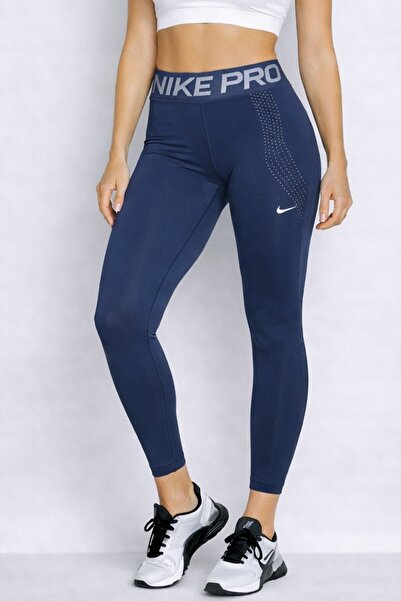 Nike Pro Sculpt Dri-Fit 7/8 Training Women Navy Tight Women's Training Tights...
