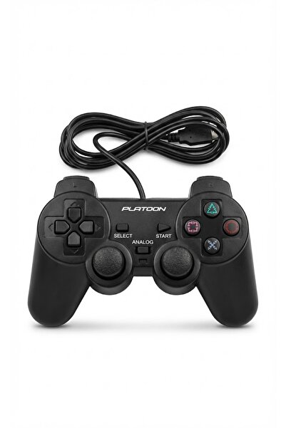 Platoon PL-2596 PC Uyumlu Joystick Gamepad – Kablolu, Ergonomik Oyun Kolu, PC...