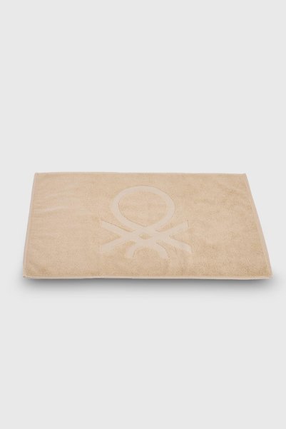 Benetton Home Be-0183 bg %100 cotton beige 50x80 cm bathroom mat towel