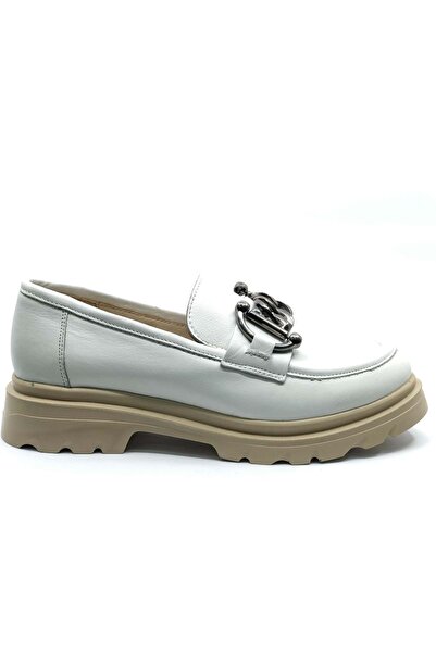 Venüs Hoags Genuine Leather Orthopedic Oxford Women's Classic Shoes White