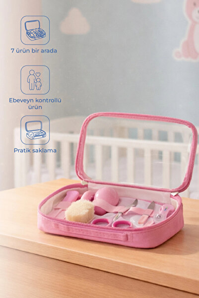 Babyjem Bebek Bakım Seti 7'li /pembe