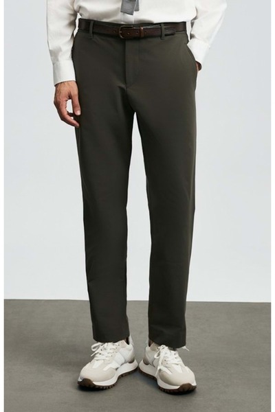 Lufian 112190340 Pantaloni chino pentru bărbați Daren Smart slim fit Pantalon...