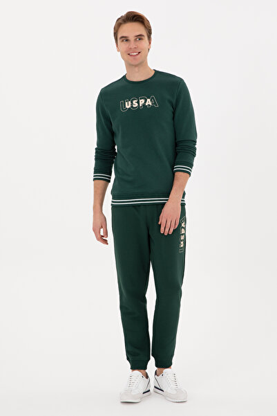 U.S. Polo Assn. Men's Dark Green Sweatpants 50316373-Vr079