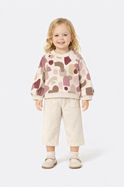 MAYORAL Σετ αθλητική φόρμα για κορίτσια ECRU