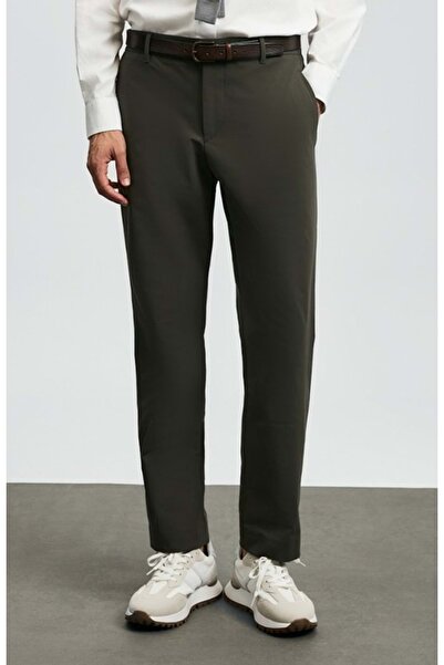 Lufian 112190340 Pantaloni chino pentru bărbați Daren Smart slim fit Pantalon...